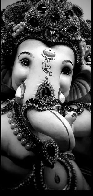 Ganpati Bappa Wallpapers Black And White, Ganesh Wallpaper Beautiful Hd, Ganesh Wallpaper Beautiful, Upsc Motivation, Ganesh Bhagwan, Ganpati Photo Hd, Iphone Picture, Photos Of Ganesha, Cricket India