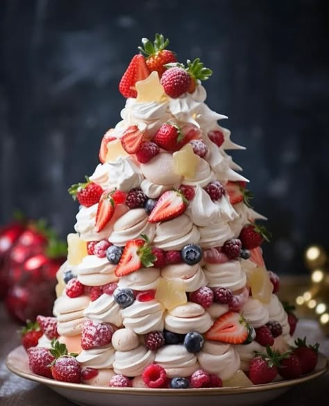 Christmas Pavlova, Pavlova Recipe, Recipetin Eats, Christmas Entertaining, Party Platters, Christmas Food Desserts, Christmas Brunch, Xmas Food, Christmas Dessert