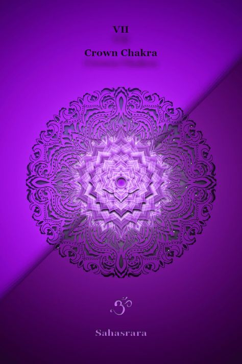 7 Sahasrara Crown Chakra and Free Chakra Test Crown Chakra Aesthetic, Chakra Test, Archangel Raziel, Chakras Meditation, Chakra Health, Purple Crown, Chakra Balance, Wisdom Books, 7 Chakra