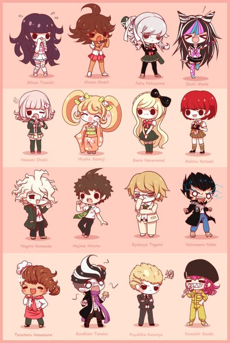 Chibi Danganronpa 2 by DancerQuartz.deviantart.com on @DeviantArt Chibi Danganronpa, Danganronpa V1, Danganronpa Game, Danganronpa Funny, Danganronpa 1, Danganronpa 2, Super Danganronpa, Danganronpa Memes, Nagito Komaeda