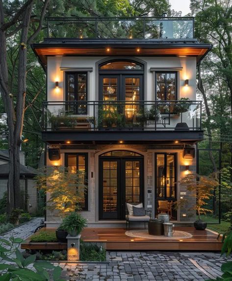 French Tiny House, Gothic Tiny House, Tiny House Design Interior, Quotes Home Decor, Home Decor Ideas Kitchen, Tiny House Inspiration, Minimal House Design, Wallpapers Home, Quotes Home