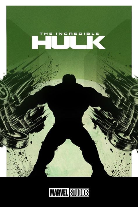 "The Incredible Hulk" Movie Poster The Incredible Hulk Movie, The Incredible Hulk 1978, Mcu Posters, Hulk 2008, The Incredible Hulk 2008, Hulk Poster, Hulk Movie, Marvel Movie Posters, The Hills Have Eyes