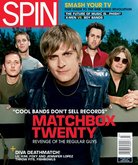 July 2000: Matchbox Twenty 2000 Music, Journal Thoughts, Matchbox 20, Spin Magazine, Foo Fighter, Matchbox Twenty, Rob Thomas, Power Of Music, Lil Kim