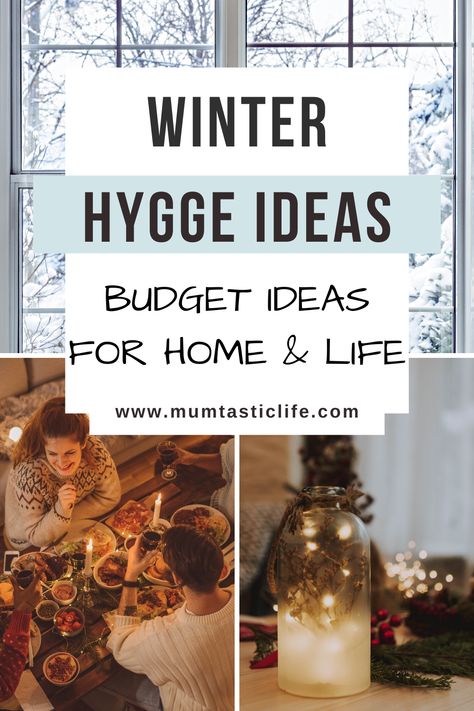 Enjoying the simply beauty of winter Hygge does not need to cost you lots of time and money. Sow down and enjoy this time with these simple and budget ideas for your winter home and life. Hygge Bucket List, Hygge Diy Projects, Colorful Hygge Decor, Hygge Minimalism Home, Diy Hygge Decor, Hygge Maximalism, Hygge Winter Ideas, Winter Hygge Ideas, Cozy Hygge Aesthetic