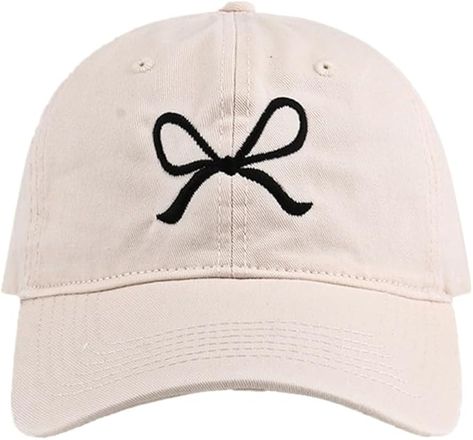 Bow-Tie Baseball Cap for Women Fashion Sun Hats for Women Trucker Hat Y2k Sun Cap Visor Cap Hiking Travel Trendy 2024 Beige at Amazon Women’s Clothing store Stylish Baseball Caps For Women, Cream Adjustable Dad Hat For Spring, Adjustable Cream Baseball Cap, Beige Adjustable Dad Hat Baseball Cap, Beige Adjustable Dad Baseball Cap, Adjustable Beige Dad Baseball Cap, Beige Adjustable Snapback Hat, Casual Adjustable Cream Hat, Adjustable Beige Dad Hat For Spring