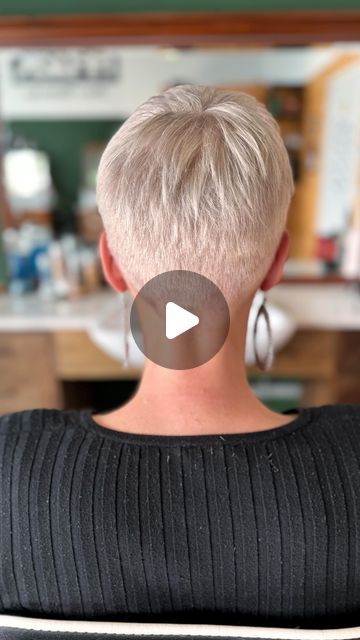 Short Bowlcut Women, Bleach Short Hair, Short Platinum Blonde Hair Pixie, Short Buzzed Hair Woman, Short Hair Back View Pixie, Ultra Short Pixie Haircut, Side Part Pixie Haircut, Short Blonde Hair Pixie, Micro Pixie Haircut