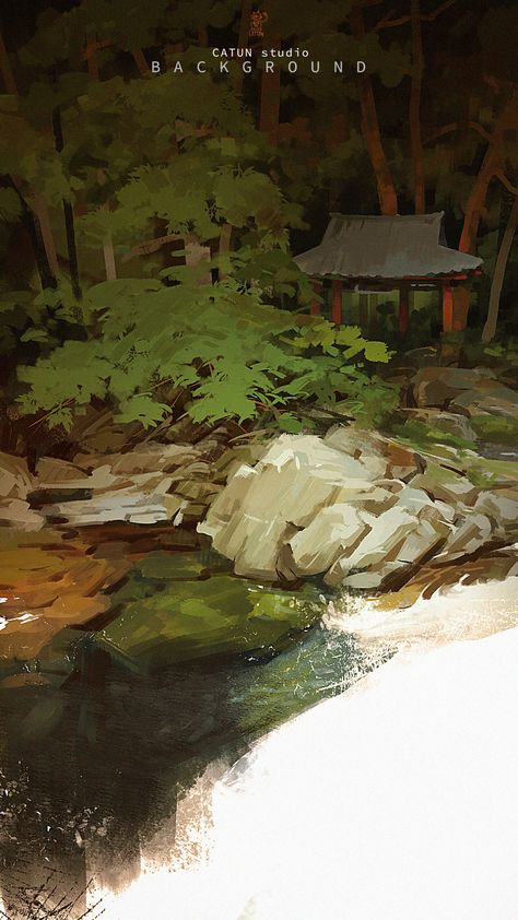 ArtStation - Study, Tin Trung Environment Sketch, Environment Painting, Perspective Art, Background Drawing, Artist Working, Environment Art, Digital Painting Tutorials, Concept Artist, Environmental Design