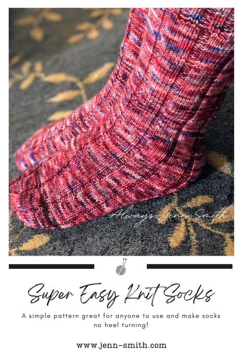 If you’re new to knitting, making socks may appear to be a daunting task. But don’t worry, I have got you covered! I’m excited to share with you the ultimate beginner sock pattern that’s perfect for anyone who’s starting out Easy Knit Socks, Knit Tube Socks, Cooking With Kids Easy, Knitted Socks Free Pattern, Learning To Knit, Tips For Cooking, Local Yarn Shop, Knitting Patterns Free Beginner, Patterns Clothing