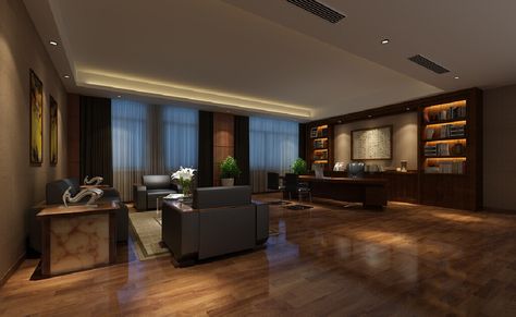 Ceo Office Interior, Ceo Office Design, Luxury Office Interior, Executive Office Design, Office Design Trends, Law Office Decor, Ceo Office, Executive Home Office, Office Decor Professional