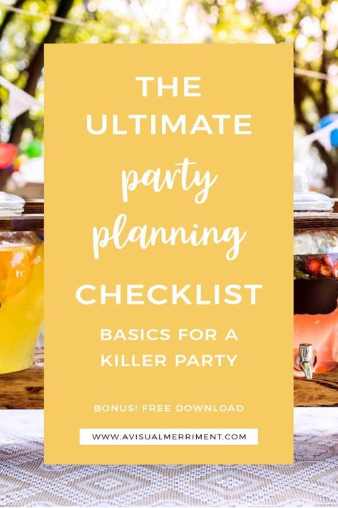 Bday Party Checklist, Food Party Buffet, Dinner Party Checklist, Party Planning List, Birthday Party Planning Checklist, Colorful Party Decorations, Birthday Party Checklist, Cheap Party Decorations, Party Planning Checklist