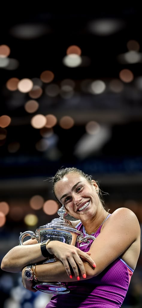 Aryna Sabalenka | US Open Champion 2024 | Tennis Wallpaper | 4K | #Tennis Tennis Players Wallpaper, Aryna Sabalenka Tennis, Tennis Aesthetic Wallpaper, Wimbledon 2024, Ppl References, Tennis Champions, Tennis Wallpaper, Tennis Motivation, Aryna Sabalenka