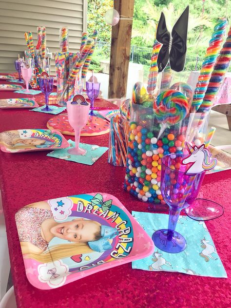 Jojo siwa birthday party Jojo Siwa Birthday Party Ideas, Jojo Siwa Birthday Cake, Jojo Siwa Birthday Party, Jojo Siwa Party, Jo Jo Siwa, 7th Birthday Party Ideas, Jojo Siwa Birthday, Jojo Jojo, Girl Bday Party