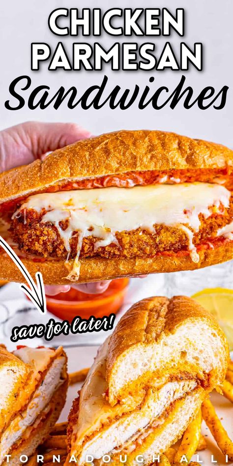 Sandwich On Bun, Chicken Marinara Sandwich, Chicken Parmesan Subs, Buffalo Chicken Sub, Garlic Parmesan Chicken Sandwich, Chicken Parm Subs, Chicken Parmesan Sandwich Easy, Parmesan Chicken Sandwich, Chicken Parm Sandwich Recipe