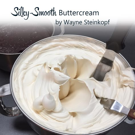 Smooth Buttercream Recipe, Silky Buttercream, Buttercream Recipes, Smooth Buttercream, Canned Frosting, American Cake, Icing Recipes, Cake Frosting Recipe, Buttercream Frosting Recipe