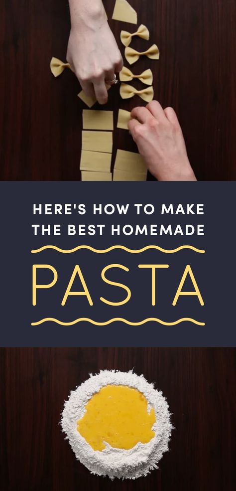 Here's How To Make Great Pasta From Scratch Pasta Noodles Recipes Homemade, Homeade Pasta Recipes, Easy Pasta From Scratch, Homemade Penne Pasta, Pasta Recipes From Scratch, Pasta Filling Recipes, Easy Homemade Pasta Recipes, How To Make Pasta Recipes, Kitchenaid Pasta Recipe