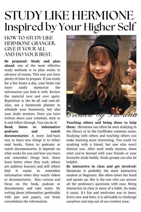 #study #studylikehermione  #hermione #hermionegranger #harrypotter Study Like Hermione Granger, Hermione Granger Study, Studie Hacks, Give It Your All, School Study Ideas, Exam Study Tips, Best Study Tips, Study Tips For Students, Buku Harry Potter