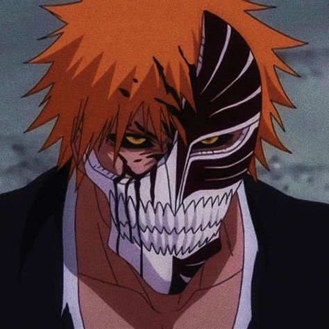 Bleach Ichigo Hollow, Ichigo Hollow Mask, Bleach Ichigo Bankai, Ichigo Bankai, Bleach Pfp, Ichigo Kurosaki Wallpaper, Ichigo Manga, Yoruichi Shihouin, Anime Ichigo