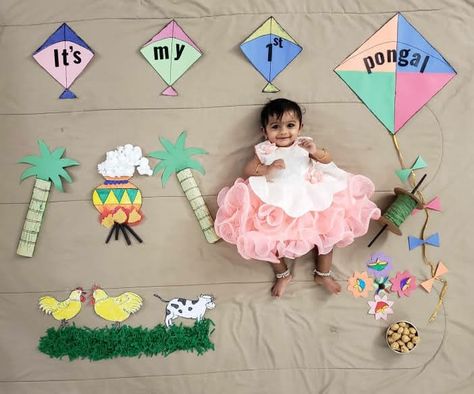 Bhogi Theme For Baby Photoshoot, Pongal Photoshoot, Sankranthi Baby Photoshoot Ideas, Pongal Theme Baby Photoshoot, Sankranti Photoshoot For Babies, Uttarayan Photography For Baby, Sankranti Theme Baby Photoshoot, Makarsankranti Baby Photoshoot, Pongal Baby Photoshoot Ideas