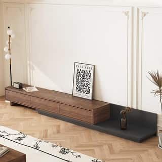 Bed Bath & Beyond | The Best Deals Online: Furniture, Bedding, Rugs, Kitchen Essentials & More Console Tv Table Decorating, Bedroom Tv Console Ideas, Tv Table Ideas Modern, Low Cabinet Design, Tv Table Design, Tv Table Ideas, Living Room Colour Design, Tv Console Design, Modern Living Room Colors