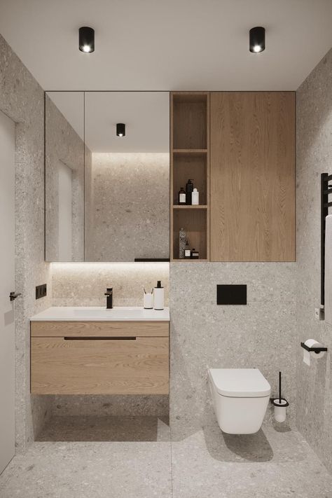 Bathroom Decor Ideas Apartment, تصميم دورة مياه, Apartment Bathroom Decor Ideas, Bathroom Decor Ideas Colors Grey, Bathroom Decor Ideas Colors Schemes, Wall Lights Bathroom, Bathroom Decor Ideas Wall, Best Bathroom Paint Colors, Apartment Bathroom Decor