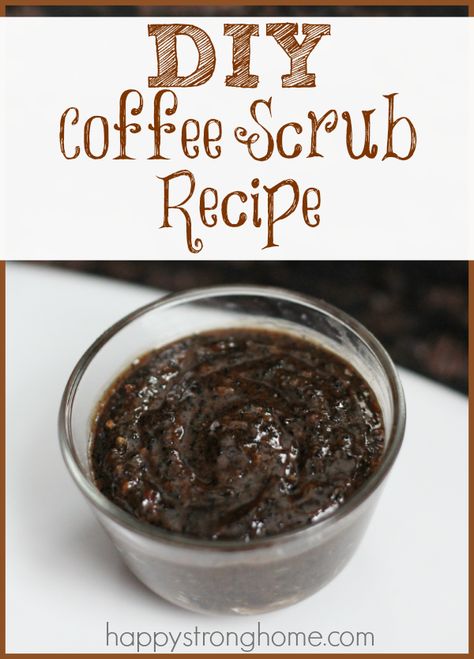 DIY Coffee Scrub Recipe is on my list of gifts for him this Valentine's Day! Easy to make and with the cleansing power of essential oils, this alternative to pumice hand cleaner is a conversation piece in the bathroom! Diy Coffee Scrub, Coffee Scrub Recipe, Homemade Coffee Scrub, Scrub Recipe Diy, Coffee Sugar Scrub, Coffee Scrub Diy, Coffee Face Scrub, Diy Face Scrub, Healthy Face