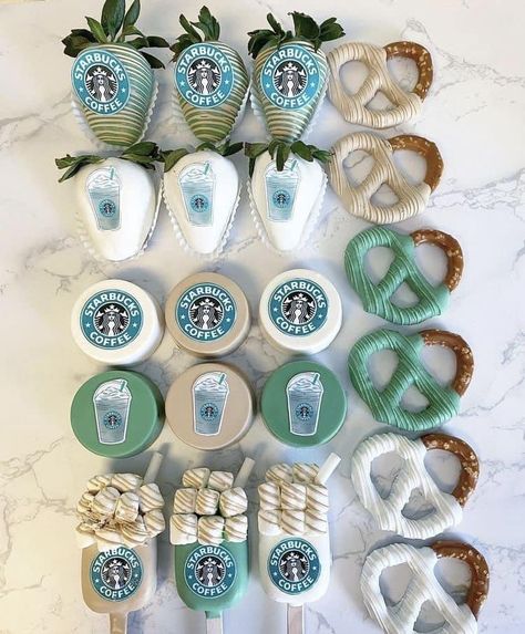 Starbucks 2nd Birthday, Starbucks Theme Party Ideas, Starbucks Decorations Birthday, Starbucks First Birthday, Starbucks Theme Birthday Party, Starbucks Dessert Table, Starbucks Birthday Party Ideas Diy, Starbucks Birthday Theme, Target And Starbucks Birthday Party