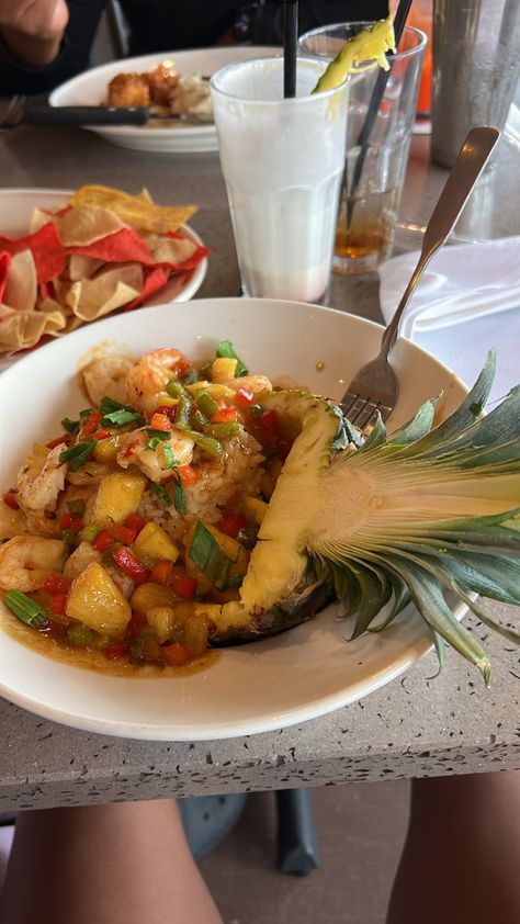 Tried something new at bahama breeze 😃 Bahamas Food, Summer 2023 Style, Jerk Shrimp, Bahama Breeze, Shrimp And Rice, Copykat Recipes, 1 Year Anniversary, The Bahamas, Kung Pao Chicken