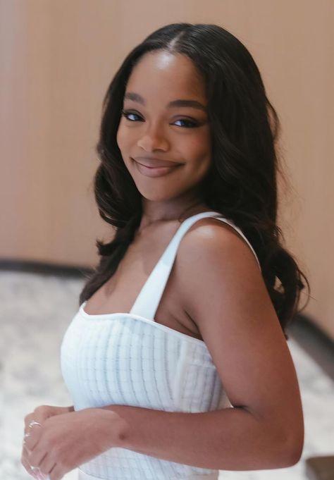 Marsai Martin Casual Outfits, Marsai Martin Bet Awards 2022, Marsai Martin Makeup, Masai Martin, Marsai Martin Aesthetic, Marsia Martins, Marsai Martin Outfit, Im So Pretty, Black Women Celebrities