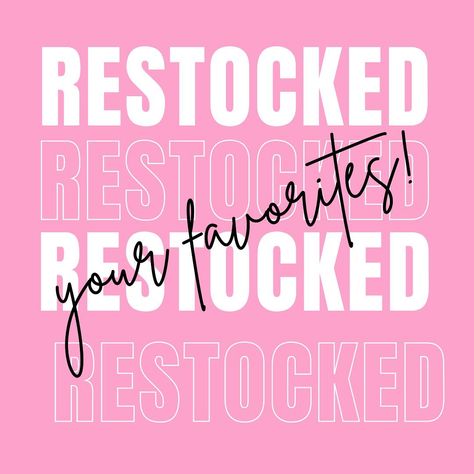 YOUR FAVORITES ARE BACK IN STOCK!!! SHOP NOW 🛍️AND GET 15% OFF + FREE SHIPPING! 💋 #sale #restock Small Business Sale Ideas, Restock Poster Design, New Stock Alert Poster, Back In Stock Graphic, Have A Wonderful Thursday, Support Small Business Quotes, Wonderful Thursday, Lipgloss Business, Small Business Marketing Plan