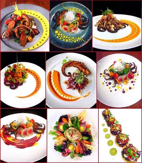 Gourmet Pasta Plating, Food Plating Design, Fancy Food Presentation, Fine Dining Plating, Plating Design, Food Presentation Plates, Food Plating Techniques, Gourmet Food Plating, Different Types Of Food