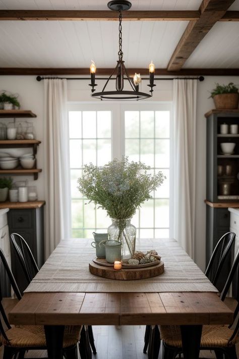 Bohemian Modern Farmhouse, Boho Farmhouse Decor Ideas, Boho Farmhouse Decor, Boho Farmhouse, Farmhouse Decor, Dining Room, Farmhouse, Home Decor, Home Décor