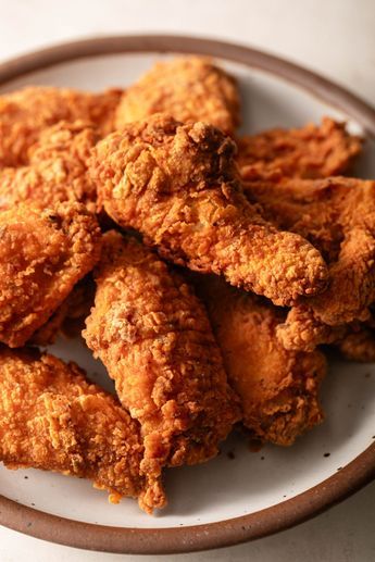 Fried Chicken Wings Recipe Chicken Wing Fried, Chicken Wings Deep Fried Recipes, Party Wings Recipe Fried, Oven Fried Chicken Wings Crispy, Double Fried Chicken Wings, Breaded Chicken Wings In The Oven, Ponderosa Chicken Wings Recipe, Fried Party Wings, Southern Fried Chicken Wings Recipe