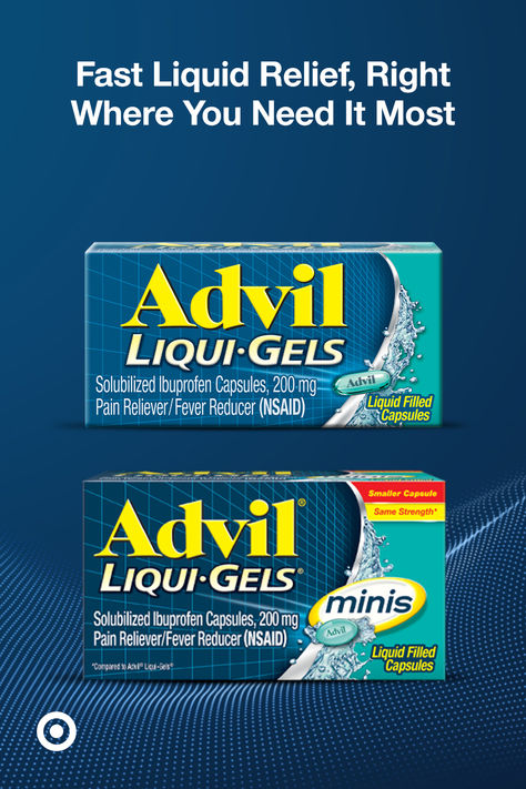 Advil Liqui-Gels get to work in only minutes for powerful relief of headaches, backaches, muscle aches, toothaches, common cold, minor arthritis & other joint pains. Use as directed. Toddler Tooth Decay, Colton Underwood, Fever Reducer, Stronger Teeth, Common Cold, Drawing Expressions, Oral Health Care, Muscle Aches, Tooth Decay