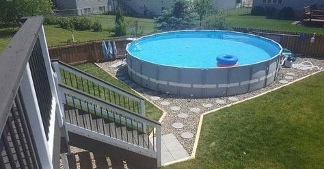 For a couple hundred dollars and a few weekends of your time, turn your ordinary outdoor pool into an outdoor oasis! [media_id:3435149] We already had an area f… Timber House Plans, Solar Pool Heater Diy, Landscape Design Software, Solar Pool Heater, Landscape Timbers, Intex Pool, Garden Diy Ideas, Above Ground Pool Landscaping, Above Ground Pools