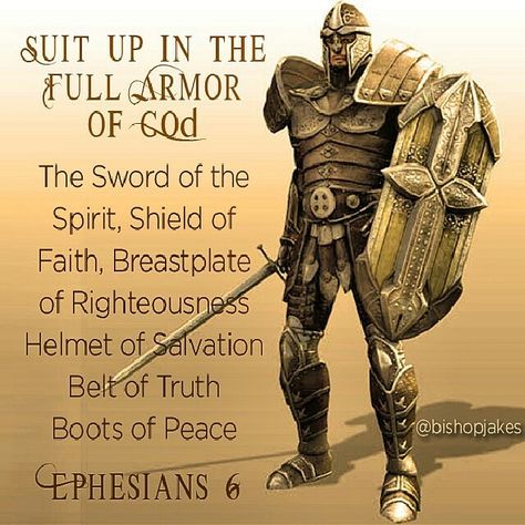 Ephesians 6                                                                                                                                                                                 More Armour Of God, Belt Of Truth, The Full Armor Of God, Full Armor Of God, Shield Of Faith, Ephesians 6, Study Help, Warrior Quotes, Armor Of God