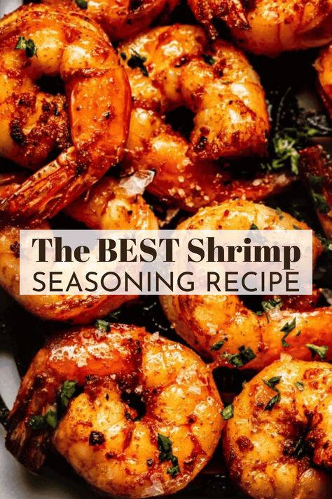 The BEST Shrimp Seasoning Shrimp Taco Seasoning, Grilled Shrimp Seasoning, Shrimp Marinade, Best Shrimp Recipes, Comforting Dinner, Grilled Shrimp Recipes, Funny English, Funniest Jokes, Grain Bowls