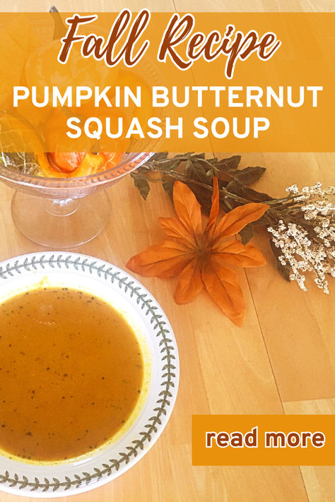 fall recipe pumpkin butternut squash soup Fall Squash Recipes, Pumpkin Butternut Squash Soup, Spice Desserts, Pumpkin Butternut Squash, Pumpkin Soup Easy, Pumpkin Spice Desserts, Turmeric And Pepper, Soup Fall, Roasted Fall Vegetables