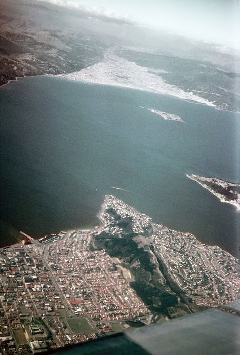 In the distance Petone, Lower Hutt, Mt Vic, Haitaitai, Oriental Bay, Roseneath .. OWR 12 Aug 2015 Seaside Pictures, Lower Hutt, Wellington New Zealand, Deep Water, Wellington, The Middle, New Zealand, Water