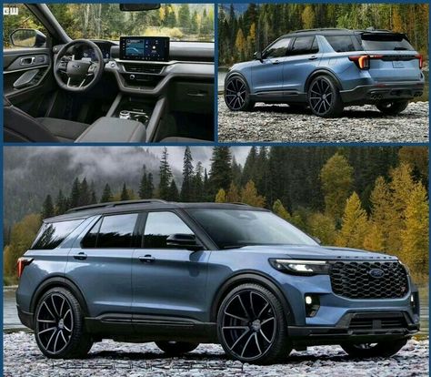 2025 Ford Explorer, Ford Explorer Custom, 2023 Ford Explorer, Ford Explorer St, New Ford Explorer, Explorer Ford, Luxury Cars Range Rover, Crossover Cars, Ford Explorer Limited