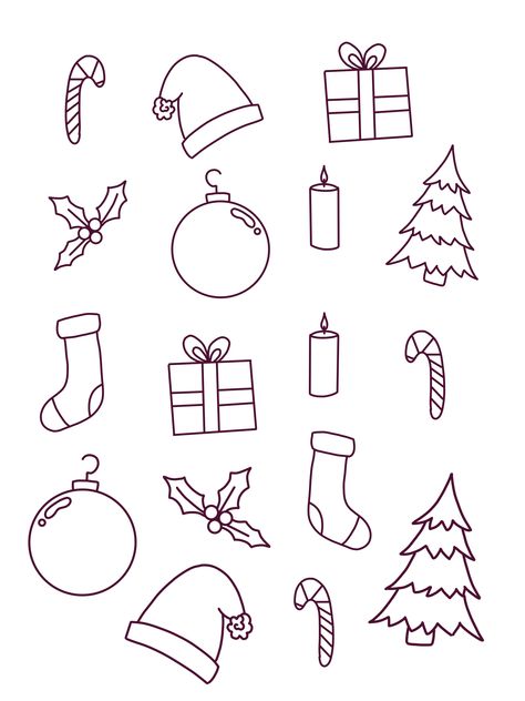 Cute Easy Christmas Doodles, Christmas Little Drawings, Holiday Drawings, Holiday Doodles, Winter Drawings, Christmas Workshop, Flash Designs, Christmas Cups, Laser Cut Ideas