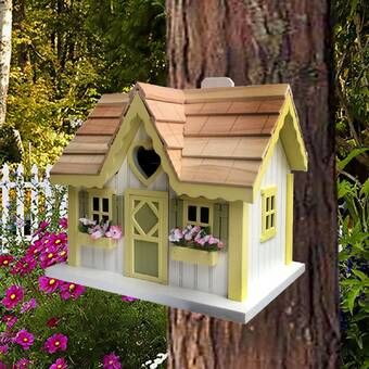 Large Bird Houses, Beautiful Birdhouses, Bird Houses Ideas Diy, Wooden Bird Houses, Bird Houses Painted, Decorative Bird Houses, Diy Bird Feeder, Diy Birds, Wood Bird