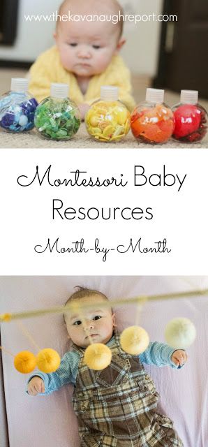 Montessori baby resources from birth through 12 months. Montessori at home from birth. Montessori Baby Activities, Montessori At Home, Montessori Parenting, Infant Classroom, Baby Montessori, Baby Sensory Play, Baby Play Activities, Montessori Ideas, Baby Education