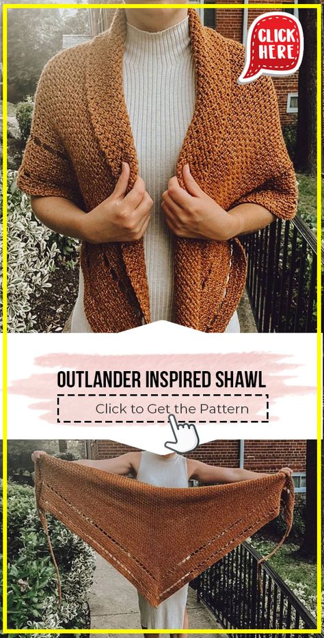 Crochet Wraparound Shawl, Crochet Pattern Wrap Shawl, Knit Outlander Shawl, Outlander Wrap Shawl Crochet, Crochet Shawl Simple, Easy Triangle Shawl Knitting Pattern, Crochet Outlander Shawl Free Pattern, Vintage Crochet Shawl Pattern, Crochet Prairie Shawl