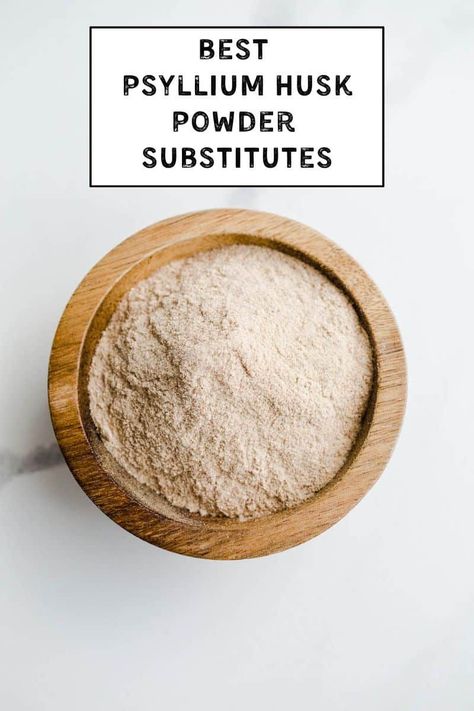 Psyllium Husk Substitute, Psyllium Husk Powder Recipes, Psyllium Husk Recipe, Egg Replacement In Baking, Substitute Ingredients, Diet Bread, Egg Free Baking, Gluten Free Wraps, Psyllium Husk Powder