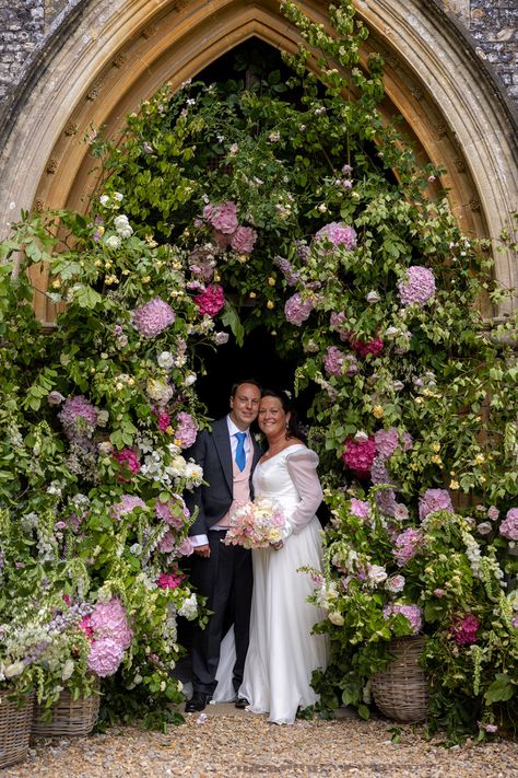 Beautiful pink florals set off this lovely English country wedding. English Countryside Wedding Decor, English Country Garden Wedding Bouquet, Devonshire Terrace Wedding, English Country Wedding Marquee, Uk Wedding Venues English Country, Pink Table Settings, English Country Wedding, Pastel Pink Weddings, Soft Pink Wedding