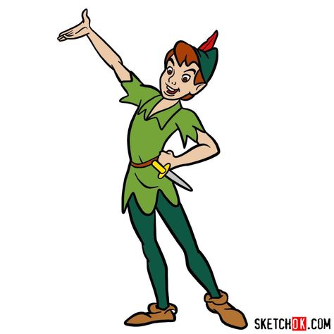 How to draw Peter Pan Peter Pan Anime, Disney Characters Peter Pan, Peter Pan Cartoon, Peter Pan Drawing, Pan Drawing, Sketchbook People, Livingroom Mirror, Toon Characters, Pencil Sketch Art