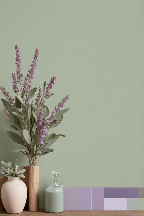 Discover the top 10 amazing benefits of incorporating "a" into your daily routine. Improve your life starting today. #ad     #Colortrend #wallpaint2024  #color2024  #DIYpainting  ##DIYhomedecor  #Fixhome Lilac And Green Bathroom, Sage Green And Purple Kitchen, Sage And Lavender Kitchen, Light Sage Room, Sage And Lavender Color Palette, Light Sage Living Room, Sage Green Colour Palette, Lilac Paint Color, Soft Green Color Palette