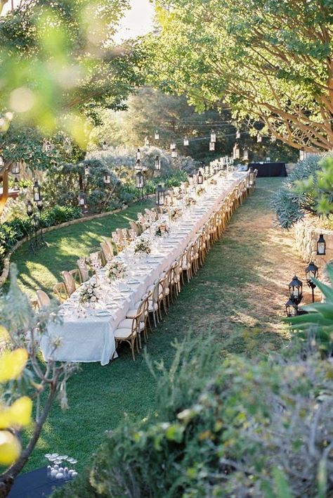 Garden reception for a beautiful couple . #Samesexwedding #LGBT Dresses Hairstyles, Makeup Decoration, Wedding Reception Seating, Tafel Decor, Summer Wedding Outdoor, בר מצווה, Santa Barbara Wedding, Table Set Up, Wedding Quotes