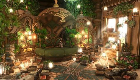 Genshin Teapot, Ffxiv Housing Ideas, Serenitea Pot, Interior Concept Art, Castle Rooms, Ffxiv Housing, Fantasy Bedroom, Dorm Design, Teapot Design