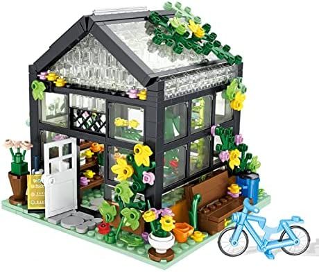 Store Architecture, Flower Cafe, Flower House, Flower Store, Lego House, Modular Building, House Building, Building Blocks Toys, Block Toys